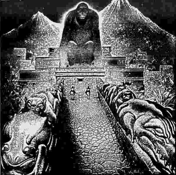 Illustrated image of La Ciudad Blanca The Lost City of the Monkey God