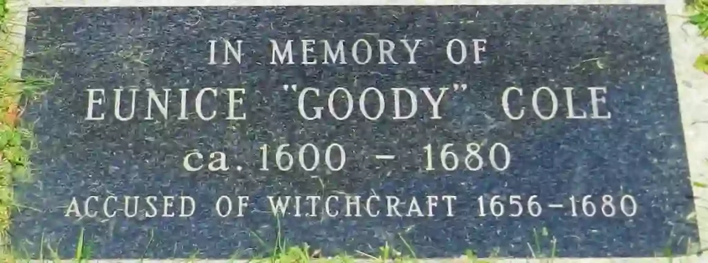 Memorial of Goody Cole