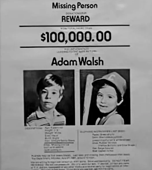 Adam Walsh missing poster